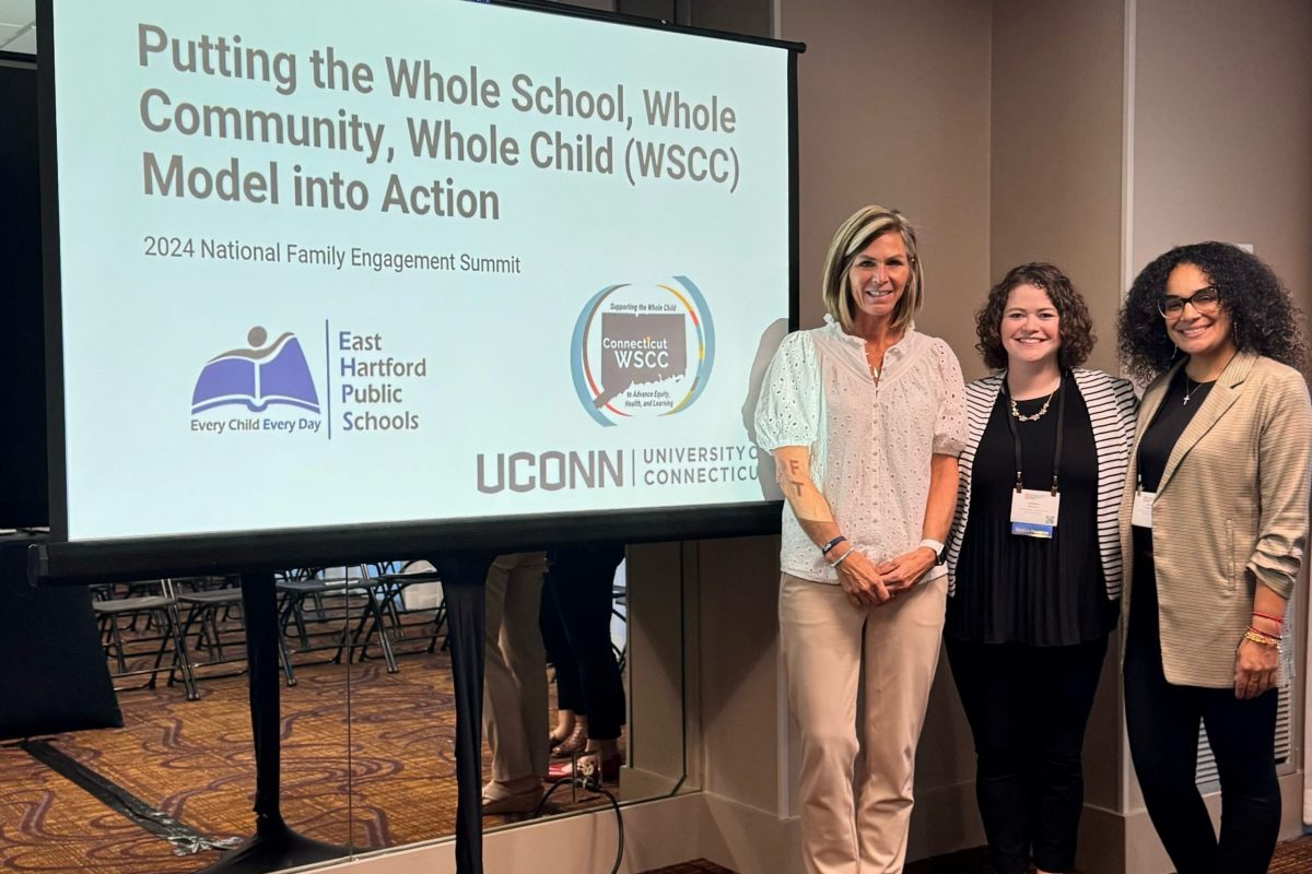Tracy Stefano, Kate Williamson, Michelle Texidor and at 2024 National Family Engagement Summit
